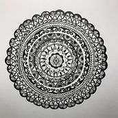 My project in The Art of Mandala Drawing: Create Geometric Patterns course. Un proyecto de Dibujo e Ilustración con tinta de Bill Hatting - 07.12.2021