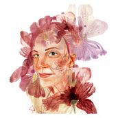 My project in Illustrated Portrait in Watercolor course. Un proyecto de Ilustración tradicional, Bellas Artes, Pintura, Dibujo, Pintura a la acuarela, Dibujo de Retrato y Dibujo artístico de Sandra A - 07.12.2021