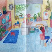 My project in Exploratory Sketchbook: Find Your Drawing Style course. Traditional illustration, Sketching, Drawing, and Sketchbook project by michxyz123 - 12.08.2021