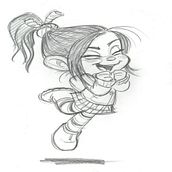 Dibujo hecho hace unos minutos.. Un proyecto de Ilustración tradicional de wafflesaila - 08.12.2021