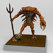 Il mio progetto del corso: Modellazione con ZBrush: dalla concept art alla creatura finale. 3D, 3D Modeling, Video Games, Concept Art, and 3D Character Design project by Raffaele Leone - 12.08.2021