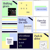 My Instagram account as a freelance UX Designer. Design, Br, ing, Identit, Graphic Design, T, pograph, T, pograph, Design, and UX / UI project by maximederoeck - 12.09.2021