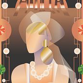 My project in Art Deco Style for Digital Illustration course. Traditional illustration, Fine Arts, Poster Design, and Digital Illustration project by wjoyce922 - 12.04.2021