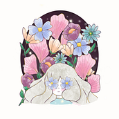 Mi Proyecto del curso: Ilustración de fantasía con estilo propio. Traditional illustration, Drawing, Digital Illustration, Watercolor Painting, and Color Theor project by Sheila González Salinas - 12.08.2021