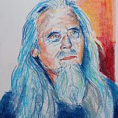 My project in Expressive Portrait Drawing with Soft Pastels course. Projekt z dziedziny Trad, c, jna ilustracja,  Sztuki piękne,  R, sunek, Portret,  R, sunek art, st i czn użytkownika Ans Breetveld - 09.12.2021