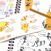 My Project in Character Creation for Illustrated Stories Course. Traditional illustration, Character Design, Editorial Design, Writing, Drawing, Stor, board, Children's Illustration, and Narrative project by Lisa Ing - 11.30.2021
