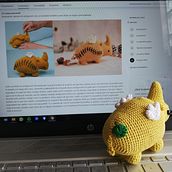 Mi Proyecto del curso: Diseño y creación de amigurumis. Projekt z dziedziny Craft, Projektowanie zabawek,  Tkactwo, DIY, Sz, dełkowanie i Amigurumi użytkownika gafri_28 - 09.12.2021