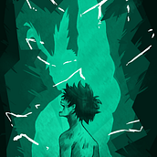 El elegido -Boku no Hero-. Un progetto di Illustrazione tradizionale, Cinema, video e TV, Character design, Manga, Pittura digitale, Disegno digitale, Instagram, Illustrazione infantile, Illustrazione digitale, Disegno e Fumetto di Mateus Terin - 09.12.2021