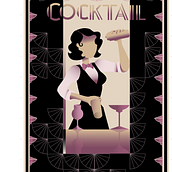 Vee Bee: My project in Art Deco Style for Digital Illustration course . % Demeuldre Vanessa tarafından hazırlanan Geleneksel illüstras, on, Güzel sanatlar, Poster Tasarımı, Dijital İllüstras, Ve on projesi - 03.31.2022