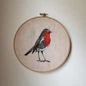 My project in Painting with Thread: Textile Illustration Techniques course. Traditional illustration, and Embroider project by kmhoward44 - 12.08.2021