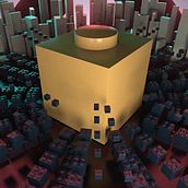 Lego in  Loop Animation with Cinema 4D course. 3D, and 3D Animation project by Raquel - 12.09.2021