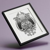 Owl blackwork tattoo style. Traditional illustration, Tattoo Design, Digital Illustration, Printing, and Digital Drawing project by Debora Torigoe - 12.10.2021