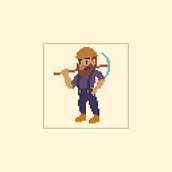 Mi Proyecto del curso: Introducción al diseño de personajes en pixel art. Character Design, Video Games, Pixel Art, and Game Design project by Tomas Vellido - 11.29.2021