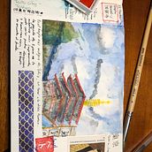 Proyecto Final: Cuaderno de viaje en acuarela. Un proyecto de Ilustración tradicional, Pintura a la acuarela, Ilustración arquitectónica y Sketchbook de Angel Peto - 22.11.2021