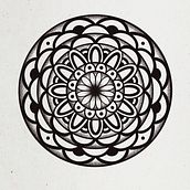 Mandala Design . Traditional illustration project by Linnette - 12.06.2021