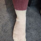 My first sock. Artesanato, e Design de vestuário projeto de Pam - 11.12.2021