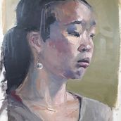 Live model in pastel en olieverf. Un progetto di Belle arti di Titia - 11.12.2021