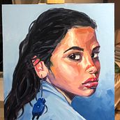 My project in Expressive Oil Portraiture: Explore the Alla Prima Technique course. Fine Arts, Painting, and Oil Painting project by dgcroberts - 12.10.2021