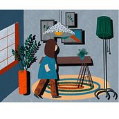 My project in Illustrated Stories with Procreate: Explore Brushes and Textures course. Un progetto di Illustrazione tradizionale, Illustrazione digitale, Disegno digitale, Sketchbook e Narrativa di pstepanova - 11.12.2021
