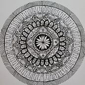 My project in The Art of Mandala Drawing: Create Geometric Patterns course. Un proyecto de Dibujo e Ilustración con tinta de mhemphill - 06.12.2021