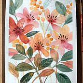 My project in Artistic Floral Watercolor: Connect with Nature course. Projekt z dziedziny Trad, c, jna ilustracja,  Malarstwo, Malowanie akwarelą, R i sunek botaniczn użytkownika alto1mezzo - 12.12.2021