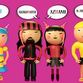 Mi Proyecto del curso: Creación de personajes kawaii en 3D con Blender . Traditional illustration, Character Design, Digital Illustration, 3D Modeling, and Manga project by Patricia Garcia Perez - 12.12.2021