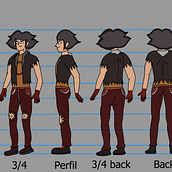 Rhyzen-Project in Character Design for Animation with Photoshop course. Animation, Character Design, and Character Animation project by Juan Andres Corrales - 12.12.2021