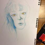 Mi Proyecto del curso: Retrato creativo en claroscuro con lápiz. Traditional illustration, Pencil Drawing, Portrait Drawing, and Artistic Drawing project by Fabrizia Romito - 12.13.2021