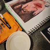 First try at watercolour . Un projet de Illustration traditionnelle, Beaux Arts, Photographie smartphone, Aquarelle , et Peinture de Tamara Boudreault - 20.11.2021