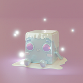 Mi Proyecto del curso: Creación de personajes kawaii en 3D con Blender . Traditional illustration, Character Design, Digital Illustration, 3D Modeling, and Manga project by Galgo Gris - 12.12.2021