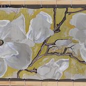 Mi Proyecto del curso: Técnicas de pintura en seda. Fashion Design, DIY, Textile D, eing, Painting, and Textile Design project by Fabiola Andreu Perez - 12.13.2021