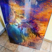 Lagoon Nebula. Painting, Watercolor Painting, and Digital Painting project by Istvan Tomasovszki - 12.04.2021