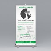 Rollup para Protectora de gatos Ein Projekt aus dem Bereich Design von Txomin González - 13.12.2021