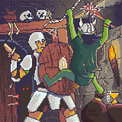 Pixel Art. Ilustração tradicional, Concept Art, e Pixel Art projeto de Gabriel Fernandes - 13.12.2021