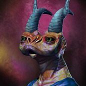 Mi Proyecto del curso: Personajes ilustrados en 3D desde tu iPad. Un projet de Illustration traditionnelle, 3D, Conception de personnages, Illustration numérique, Modélisation 3D, Conception de personnages 3D , et Peinture numérique de angelpriher - 13.12.2021