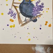 Mein Kursprojekt: Illustriere Vögel mit expressiven Aquarelltechniken. Traditional illustration, Watercolor Painting, Realistic Drawing, and Naturalistic Illustration project by Monika Vrbnjak Mon-Art - 12.13.2021