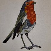 Mi Proyecto del curso: Pintar con hilo: técnicas de ilustración textil. Traditional illustration, and Embroider project by Michel Arriola - 12.14.2021