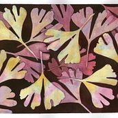 Hojas de mi Ginko.. Un proyecto de Ilustración tradicional, Pintura a la acuarela, Diseño floral y vegetal de yolanda espinosa - 14.12.2021