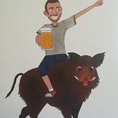 Rivoluzione agreste. Projekt z dziedziny Trad, c, jna ilustracja, Malarstwo akr i lowe użytkownika giovi_annecchini - 14.12.2021