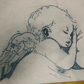 Mi Proyecto del curso: Tatuaje para principiantes @polillatattoo  Ein Projekt aus dem Bereich Tattoodesign von Maria Penna - 14.12.2021