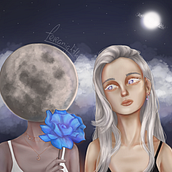My project in Digital Fantasy Portraits with Photoshop course. Traditional illustration, Drawing, Digital Illustration, Portrait Drawing, Digital Drawing, and Digital Painting project by Feranightly - 12.12.2021