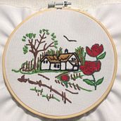 Naturaleza Minimalista. Een project van Borduurwerk van Ernesto Jiménez - 14.12.2021