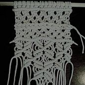 Mi Proyecto del curso: Macramé: nudos básicos y complejos. Accessor, Design, Interior Design, Decoration, Fiber Arts, and Macramé project by Yajaira Yael Solorio Alipio - 12.14.2021