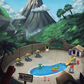 Final Project of animation backgrounds. Traditional illustration, Animation, Digital Illustration, and Digital Painting project by Luis Preciado - 12.15.2021