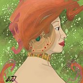 My project in Illustrated Portraits: Adobe Fresco for Beginners course. Digital Illustration project by Brenda Jarolímková - 12.02.2021