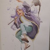 Mi Proyecto del curso: Ilustración manga en acuarela. Traditional illustration, Drawing, Watercolor Painting, and Manga project by miriam_him - 12.15.2021
