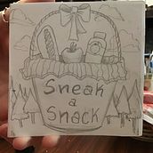Sneak a snack. Traditional illustration, Picturebook, Drawing, Children's Illustration, and Children's Literature project by Manuela Pentangelo - 12.15.2021