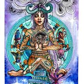 Tarot. Traditional illustration, Watercolor Painting, Realistic Drawing, Drawing, Creativit, Character Design & Ink Illustration project by Nadezhda Petrova - 12.15.2021