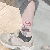 Mijn project van de cursus: Cursieve tatoeages uit de vrije hand. Un projet de Lettering , et Conception de tatouage de nstatts - 19.12.2021