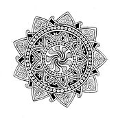 Mein Kursprojekt: Mandalas selber machen: Gestalte geometrische Muster. Un progetto di Disegno e Illustrazione con inchiostro di Grosser Tatzelwurm - 15.12.2021